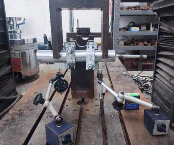  Gravlock -Kuppler im Test (Schlupfentest entlang der R&ouml;hre Ein Flansch)